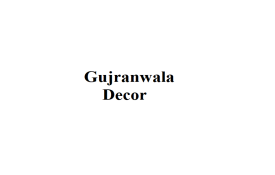Gujranwala Decor