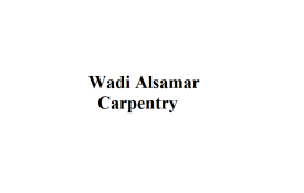 Wadi Alsamar Carpentry
