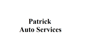 Patrick Auto Services